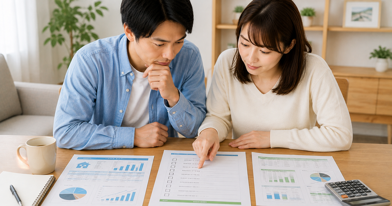 住宅ローンの金利タイプを5つの項目で確認する30代夫婦