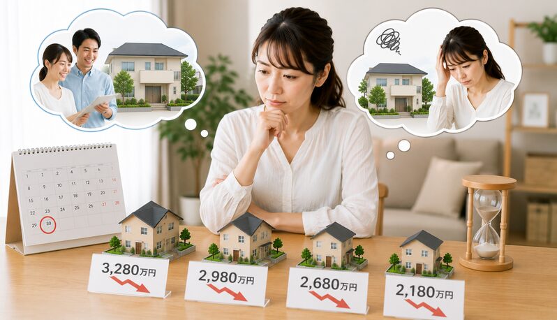 自宅がなかなか売れないので値下げを考えている人